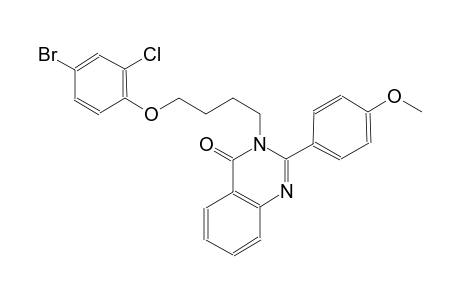 3-[4-(4-bromo-2-chlorophenoxy)butyl]-2-(4-methoxyphenyl)-4(3H)-quinazolinone