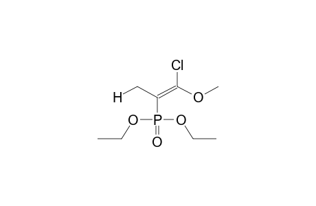 DIETHYL (E)-1-METHYL-2-CHLORO-2-METHOXYVINYLPHOSPHONATE
