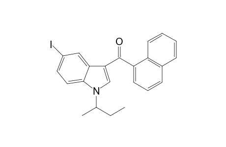 1-(sec-Butyl)-5-iodo-3-(1-naphthoyl)-1H-indole