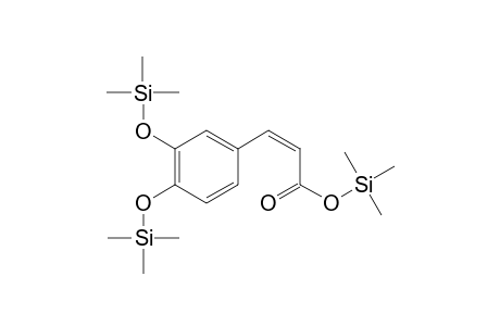 Caffeic acid <(Z)->, tri-TMS
