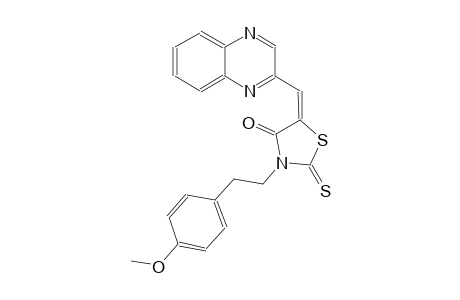 4-thiazolidinone, 3-[2-(4-methoxyphenyl)ethyl]-5-(2-quinoxalinylmethylene)-2-thioxo-, (5E)-