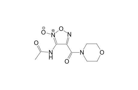 N-[4-(4-morpholinylcarbonyl)-2-oxido-1,2,5-oxadiazol-3-yl]acetamide