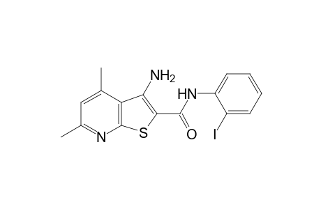 Thieno[2,3-b]pyridine-2-carboxamide, 3-amino-N-(2-iodophenyl)-4,6-dimethyl-