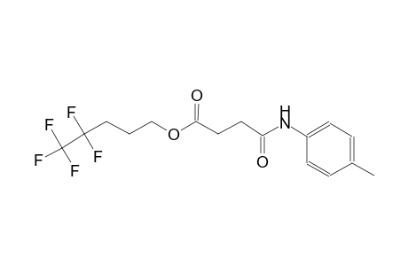 butanoic acid, 4-[(4-methylphenyl)amino]-4-oxo-, 4,4,5,5,5-pentafluoropentyl ester