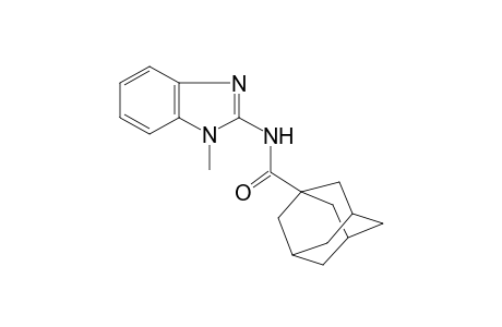 Adamantane-1-carboxamide, N-(1-methylbenzimidazol-2-yl)-