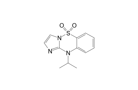 10H-Imidazo[1,2-b][1,2,4]benzothiadiazine, 10-(1-methylethyl)-, 5,5-dioxide