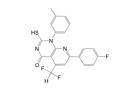 pyrido[2,3-d]pyrimidin-4(1H)-one, 5-(difluoromethyl)-7-(4-fluorophenyl)-2-mercapto-1-(3-methylphenyl)-