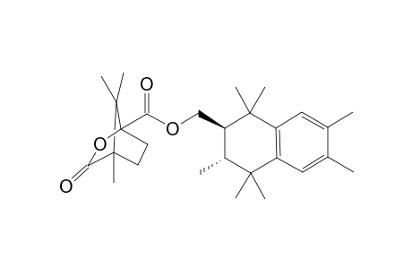 [(2R,3R)-1,2,3,4-Teytrahydro-1,1,3,4,4,6,7-heptamethylnaphthalene-2-yl]methyl 4,7,7-trimethyl-3-oxo-2-oxabicyclo[2.2.1]heptane-1-carboxylate