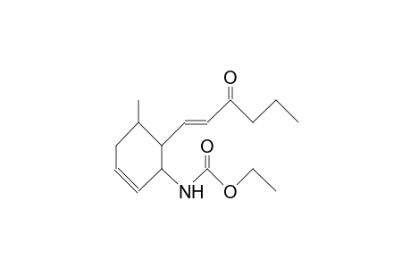 Ethyl 4.beta.-(hex-1-en-3-one-yl)-5.alpha.-methyl-cyclohexene-3.beta.-carbamate