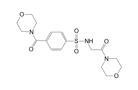 4-(4-morpholinylcarbonyl)-N-[2-(4-morpholinyl)-2-oxoethyl]benzenesulfonamide