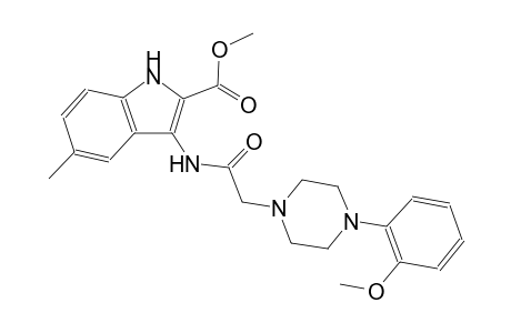 methyl 3-({[4-(2-methoxyphenyl)-1-piperazinyl]acetyl}amino)-5-methyl-1H-indole-2-carboxylate