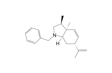 (1S,3aR,6R,7aR)-1-Benzyl-6-isopropenyl-3,3a-dimethyl-2,3,3a,6,7,7a-hexahydroindole