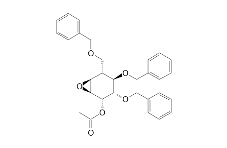 (1S,2S,3S,4S,5R,6R)-3-O-Acetyl-4,5-di-O-benzyl-6-benzyloxymethyl-1,2-epoxycyclohexane-3,4,5-triol