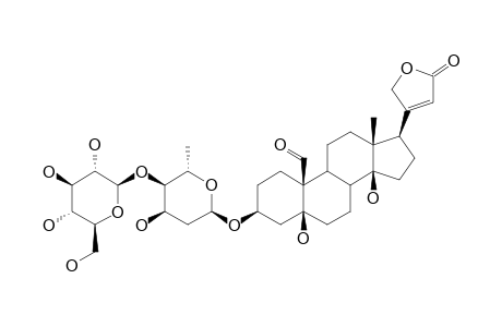 OLITORISIDE;STROPHANTHIDIN-3-O-BETA-GLUCOPYRANOSYL-BOIVIOPYRANOSIDE