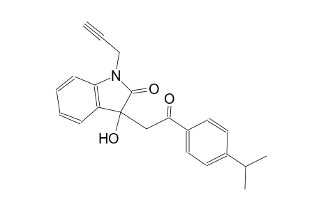2H-indol-2-one, 1,3-dihydro-3-hydroxy-3-[2-[4-(1-methylethyl)phenyl]-2-oxoethyl]-1-(2-propynyl)-