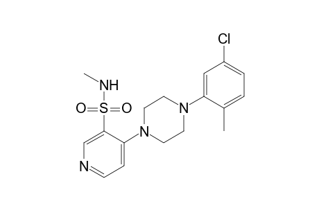 4-[4-(5-chloro-o-tolyl)-1-piperazinyl]-N-methyl-3-pyridinesulfonamide