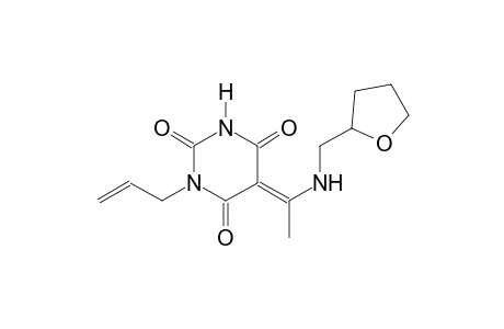 (5E)-1-allyl-5-{1-[(tetrahydro-2-furanylmethyl)amino]ethylidene}-2,4,6(1H,3H,5H)-pyrimidinetrione