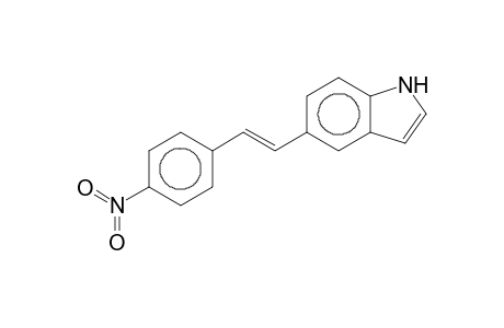 5-[(E)-2-(4-Nitrophenyl)ethenyl]-1H-indole