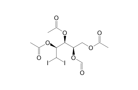 1,3,4-Tri-O-acetyl-5-deoxy-2-O-formyl-5,5-diiodo-D-arabinitol