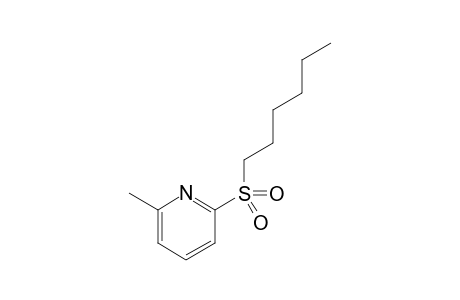 6-methyl-2-(hexylsulfonyl)pyridine