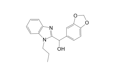 1,3-Benzodioxol-5-yl(1-propyl-1H-benzimidazol-2-yl)methanol