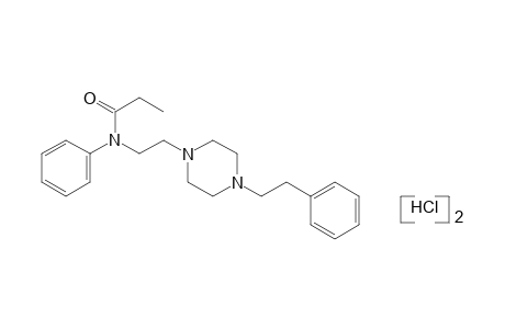 N-[2-(4-phenethyl-1-piperazinyl)ethyl]propionanilide, dihydrochloride