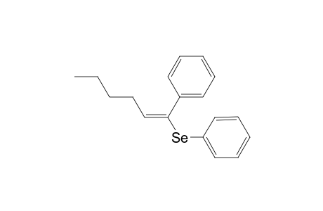 (E)-1-Phenyl-1-phenylseleno-1-hexene