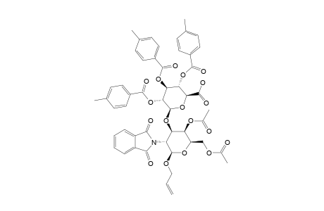 ALLYL-(2,3,4-TRI-O-PARA-TOLUOYL-BETA-D-GLUCOPYRANOSYL-URONIC-ACID)-(1->3)-4,6-DI-O-ACETYL-2-DEOXY-2-PHTHALIMIDO-BETA-D-GALACTOPYRANOSIDE