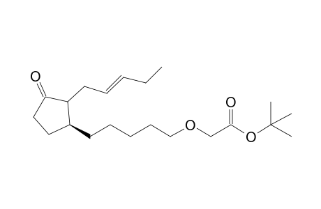 tert-Butyl [5-(3-oxo-2-pent-2-enylcyclopentyl)pentyloxy]acetate