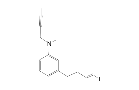 N-But-2-nyl-3-[(3E)-4-iodobut-3-enyl]-N-methylaniline