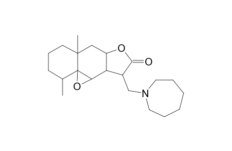 2H-Benzo[f]oxireno[2,3-E]benzofuran-8(9H)-one, 9-[(hexahydro-1H-azepin-1-yl)methyl]octahydro-2,5a-dimethyl-