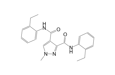 1H-pyrazole-3,4-dicarboxamide, N~3~,N~4~-bis(2-ethylphenyl)-1-methyl-