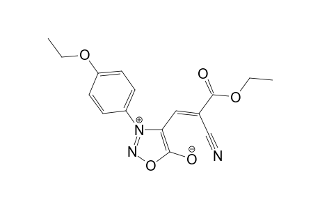 2-cyano-3-(3-(4-ethoxyphenyl)sydnon-4-yl)acrylic acid ethyl ester