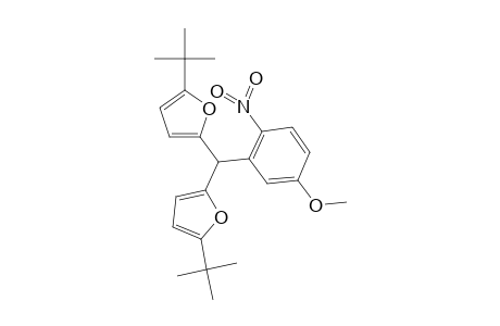 Bis(5-tert-butyl-2-furyl)(5-methoxy-2-nitrophenyl)methane