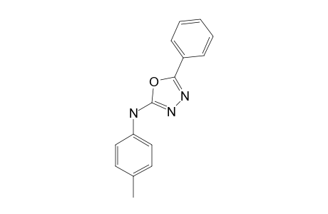 2-PHENYL-5-(4-METHYL-PHENYLAMINO)-1,3,4-OXADIAZOLE