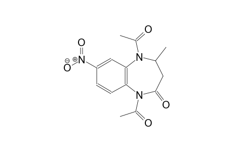 1,5-diacetyl-4-methyl-7-nitro-1,3,4,5-tetrahydro-2H-1,5-benzodiazepin-2-one