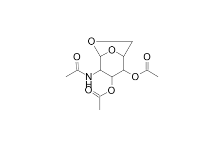 (1R,2S,3R,4R,5R)-4-acetamido-6,8-dioxabicyclo[3.2.1]octane-2,3-diyl diacetate