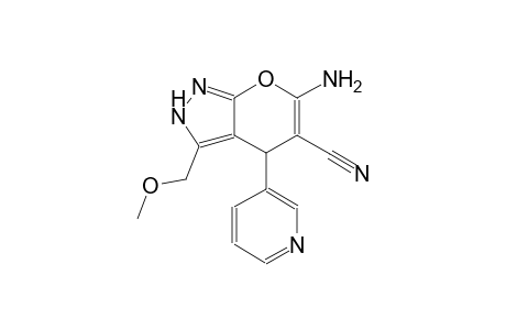 pyrano[2,3-c]pyrazole-5-carbonitrile, 6-amino-2,4-dihydro-3-(methoxymethyl)-4-(3-pyridinyl)-