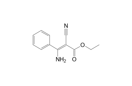 (Z)-3-amino-2-cyano-3-phenyl-2-propenoic acid ethyl ester