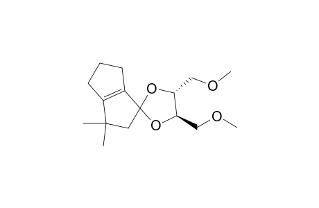 Spiro[1,3-dioxolane-2,1'(2'H)-pentalene], 3',4',5',6'-tetrahydro-4,5-bis(methoxymethyl)-3',3'-dimethyl-, (4R-trans)-