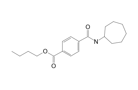 Terephthalic acid, monoamide, N-cycloheptyl-, butyl ester