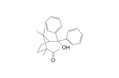 1-{3['-[Hydroxy(diphenyl)methyl]-1',2',2'-trimethylcyclopentyl}-ethanone