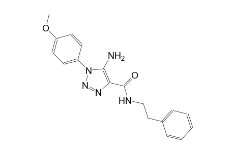 1H-1,2,3-triazole-4-carboxamide, 5-amino-1-(4-methoxyphenyl)-N-(2-phenylethyl)-
