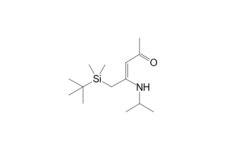 4-(N-Isopropylamino)-5-(tert-butyldimethylsilyl)pent-3-en-2-one