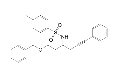 1,8-Diphenyl-4-[N-(p-toluenesulfonyl)amino]-7-oxaoct-1-yne
