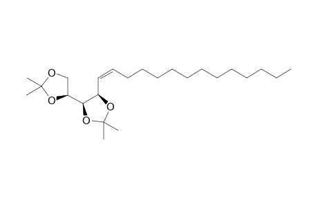 1,2:3,4-O-bisisopropylidene-L-ribo-octadec-5-ene-1,2,3,4-tetrol