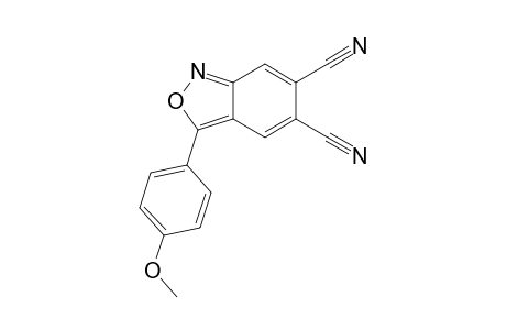 3-(4-Methoxyphenyl)-2,1-benzoxazole-5,6-dicarbonitrile