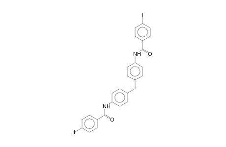 4-iodanyl-N-[4-[[4-[(4-iodophenyl)carbonylamino]phenyl]methyl]phenyl]benzamide