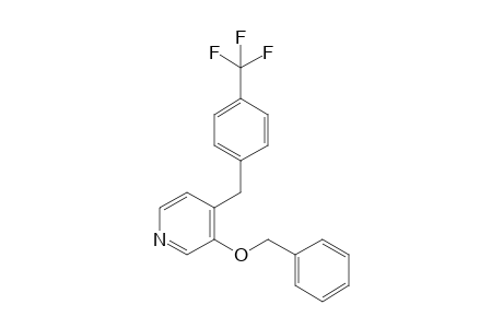 3-Benzyloxy-4-(p-trifluoromethylbenzyl)pyridine