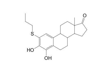 2-(Propylthio)-3,4-dihydroxyestrogen-o-Quinone